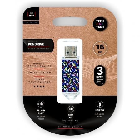Priego-Mobile-comprar-Pendrive 16GB Tech One Tech Kaotic Dark USB 2.0