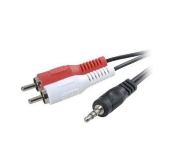 Priego-Mobile-comprar-Cable Estéreo 3GO CA101/ Jack 3.5 Macho - 2x RCA Macho/ 2m