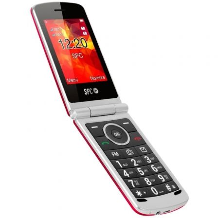 Priego-Mobile-comprar-Teléfono Móvil SPC Opal para Personas Mayores/ Rojo