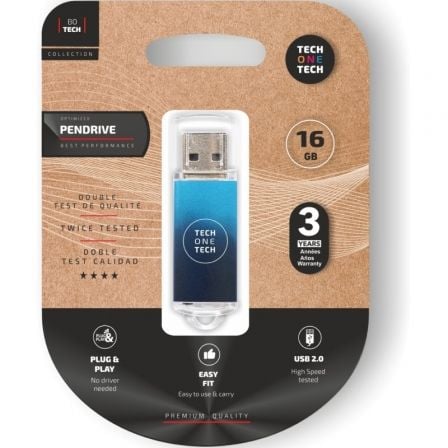 Priego-Mobile-comprar-Pendrive 16GB Tech One Tech Be Deep USB 2.0/ Azul Degradado