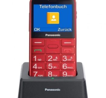 Priego-Mobile-comprar-Teléfono Móvil Panasonic KX-TU155EXRN para Personas Mayores/ Rojo