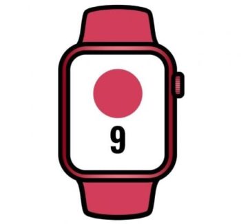 Priego-Mobile-comprar-Apple Watch Series 9/ GPS/ 41mm/ Cellular/ Caja de Aluminio Rojo/ Correa Deportiva Rojo S/M