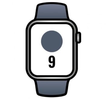 Priego-Mobile-comprar-Apple Watch Series 9/ GPS/ Cellular/ 41mm/ Caja de Aluminio Plata/ Correa Deportiva Azul Tempestad M/L