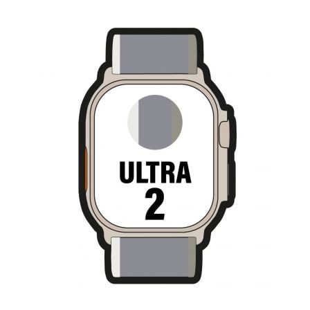 Priego-Mobile-comprar-Apple Watch Ultra 2/ GPS/ Cellular/ 49mm/ Caja de Titanio/ Correa Loop Trail Verde/Gris S/M