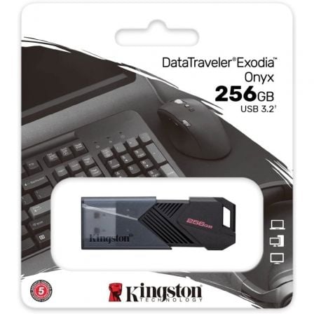 Priego-Mobile-comprar-Pendrive 256GB Kingston DataTraveler Exodia Onyx USB 3.2