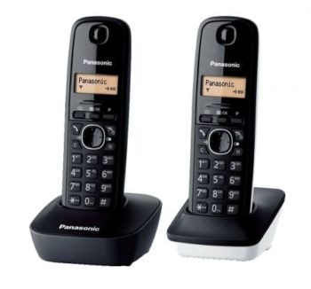 Priego-Mobile-comprar-Teléfono Inalámbrico Panasonic KX-TG1612SP1/ Pack DUO/ Negro