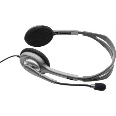 Priego-Mobile-comprar-Auriculares Logitech H110/ con Micrófono/ Jack 3.5/ Plateados