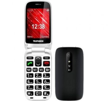 Priego-Mobile-comprar-Teléfono Móvil Telefunken S445 para Personas Mayores/ Negro
