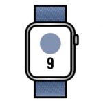 Priego-Mobile-comprar-Apple Watch Series 9/ GPS/ 41mm/ Caja de Aluminio Plata/ Correa Deportiva Loop Azul Invierno